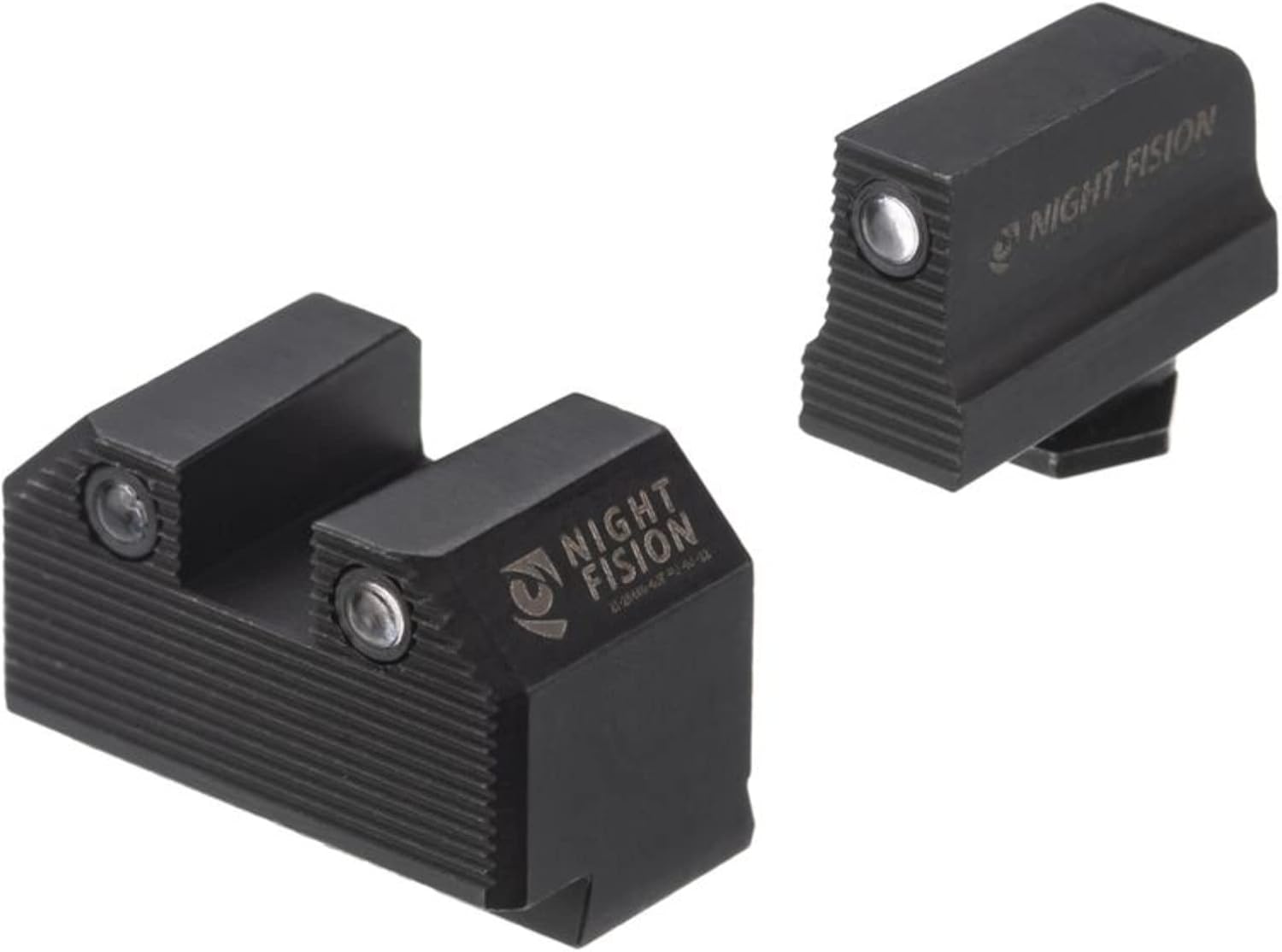 Night Fision Optics Ready Stealth .290-.313 – Juego de visión nocturna compatible con Glock 171934 diseñado para cotestigos inferiores 13 con