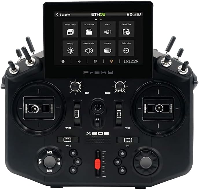 FrSky Transmisor tándem X20S con módulo interno de RF interno de doble banda 900M2.4G incorporado