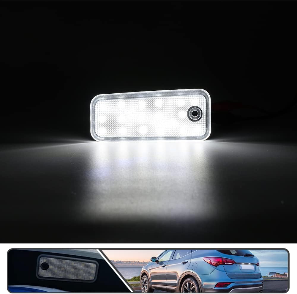 2 unidades de luces LED de matrícula para Hyundai Santa Fe DM Grand Santa Fe NC alimentado por alta potencia SMD xenón blanco LED libre de errores