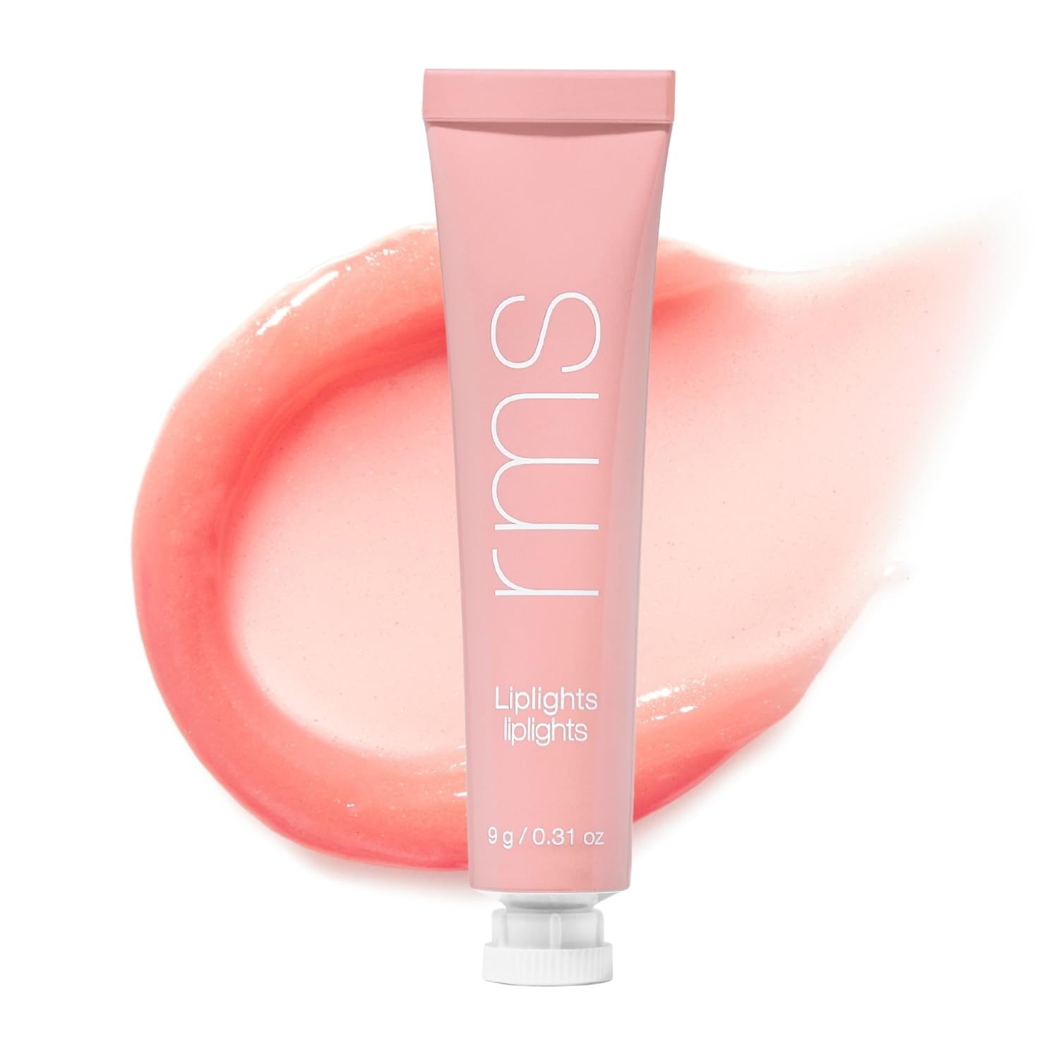 RMS Beauty Liplights Cream Lip Gloss – Lip Plumper, Lip Balm & Lip Gloss with Jojoba Oil, Hydrating Lip Tint & Lip Plumper Gloss, Tinted Lip Gloss
