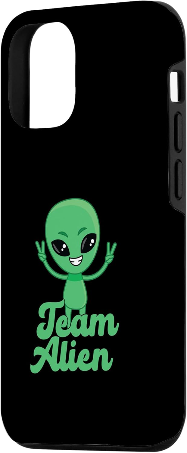 iPhone 13 Pro para Alien Aliens Lovers Green Alien Meme Team Alien Skin Case