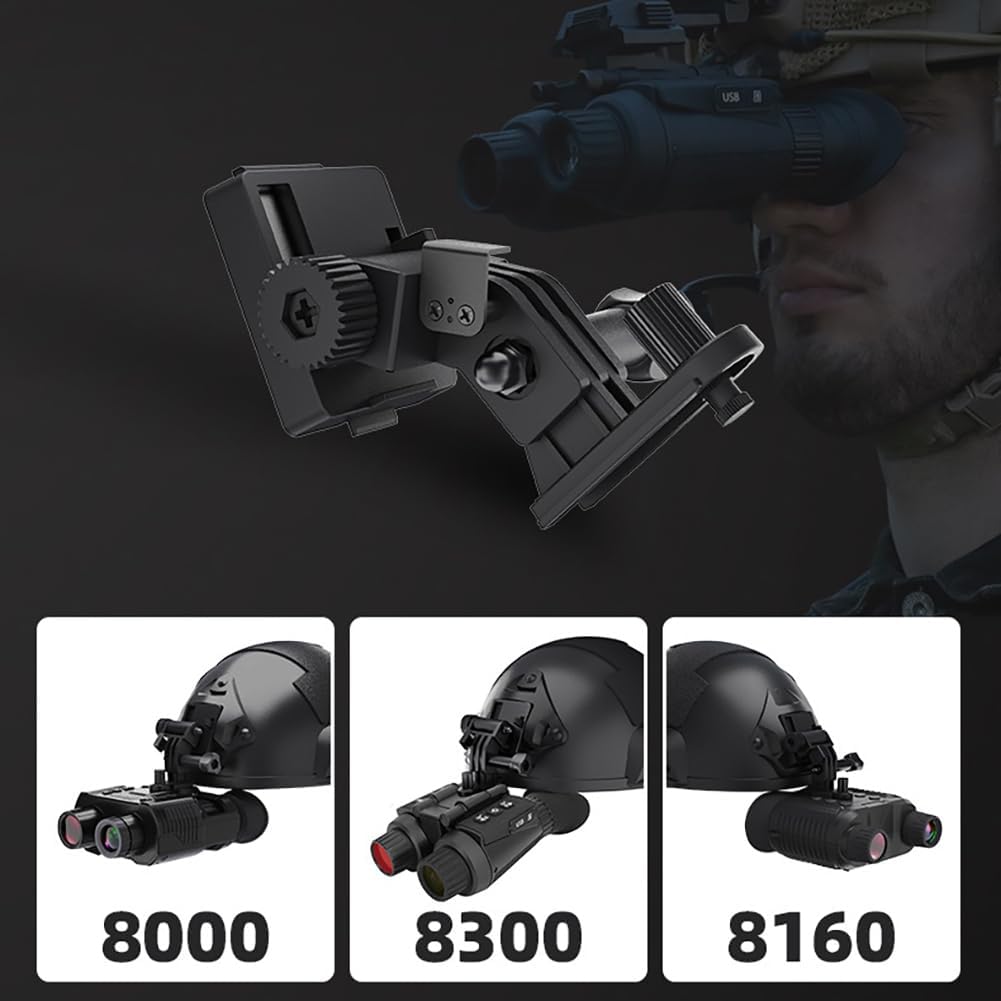 Fuhomtre Soporte de montaje para casco compatible con NV8000 NV8160 NV8300 Soporte de casco sólido ergonómico duradero accesorio para casco para uso