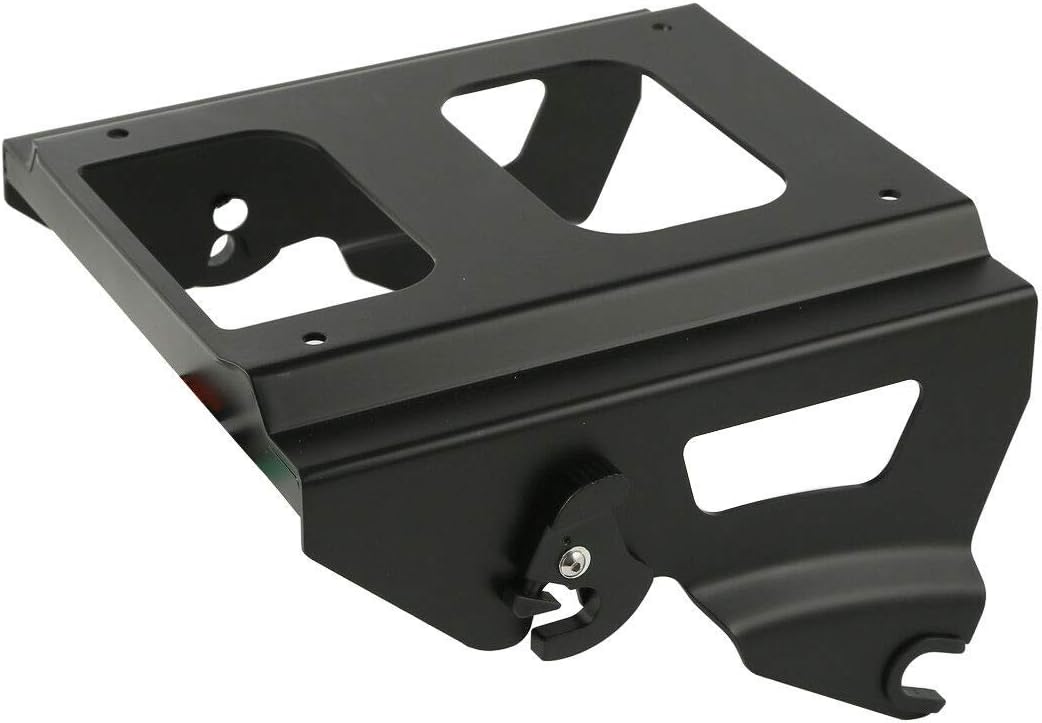 TCT-MOTORPARTS Solo Tour Pack Soporte desmontable para Harley Road King FLHR Street Glide 2009-2013