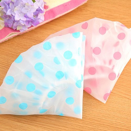 Puntos Preciosos Espesados Impermeable Transparente Gorro De Ducha Baño Sombrero De Baño