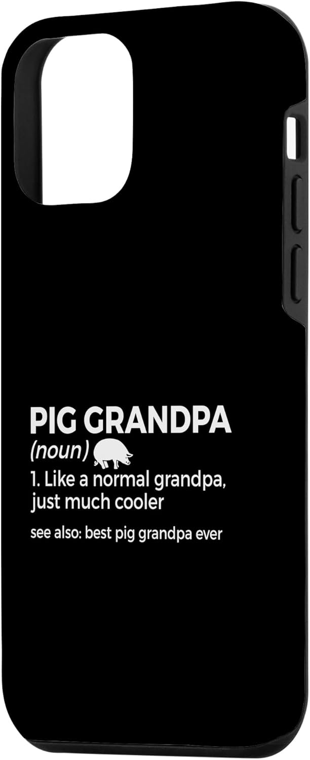 iPhone 12 mini Pig Grandpa Definition Best Pig Grandpa Ever Funny Farmer Case