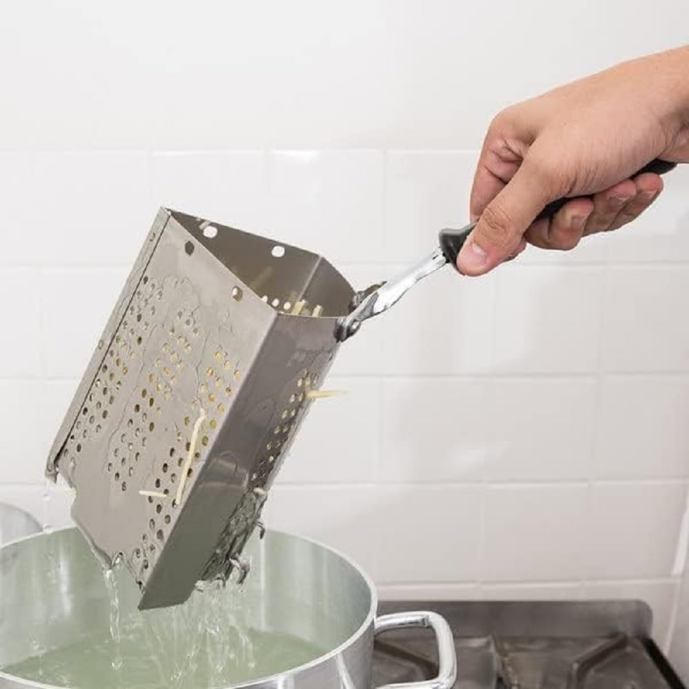 Soro Essentials Inserto de cocina de pasta de acero inoxidable de 3 cuartos – Colador de pasta para colador de olla para caldo, colador de fideos,