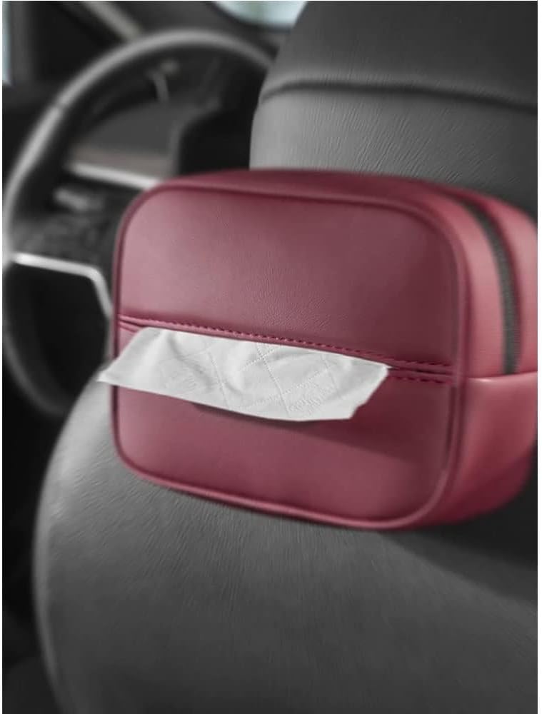 Soporte para pañuelos de automóvil para Volvo XC40 XC60 XC90 V40 V60 V90 S40 S60 S90 soporte para caja de pañuelos de asiento de automóvil,