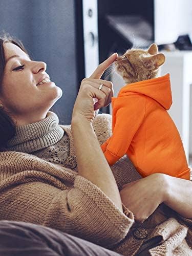 Sudadera con capucha para perro, ropa de perro con sombrero, ropa de invierno para mascotas, sudadera cálida con capucha para perros pequeños,