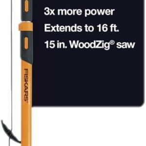 Fiskars sierra y tijeras de podar con mango extensible, mecanismo chain-drive (de 7 a 16pies) Fiskars sierra y tijeras de podar con mango extensible, mecanismo chain-drive (de 7 a 16pies)