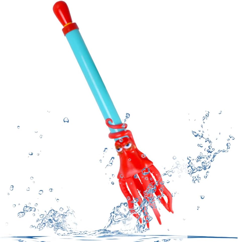 Juguete de agua de animales marinos para niños, juguete de disparo en forma de animal, pulpo, pez payaso, juguete de verano, al aire libre,