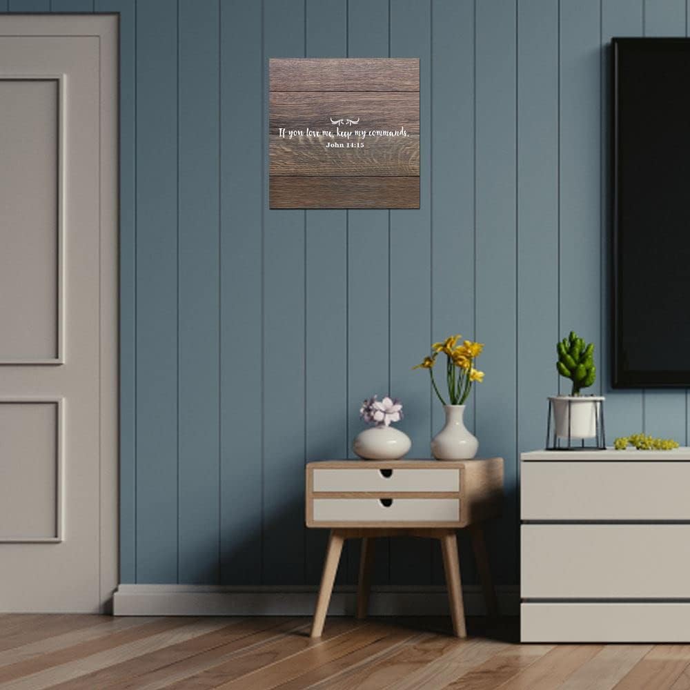 Cartel de Navidad de madera de la paz en la tierra, decoración rústica de Navidad, decoración de pared de Navidad, decoración de mantel de
