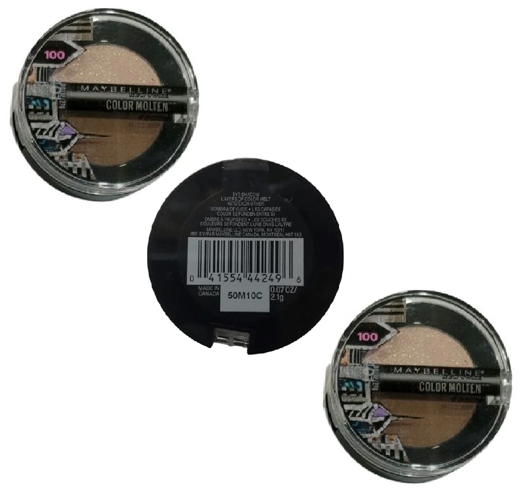 Paquete de 3 sombras de ojos fundidas color Maybelline #401 Rose Rush