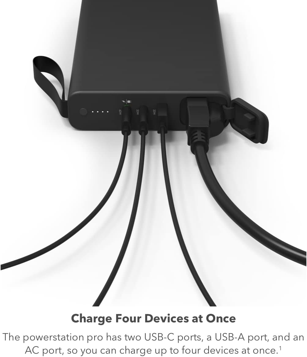 Mophie powerstation pro AC (2023) – Batería externa de 27,00 mAh compatible con MacBook y iPad y Powerstation XL Power Bank 2023-20,000 mAh, (2)
