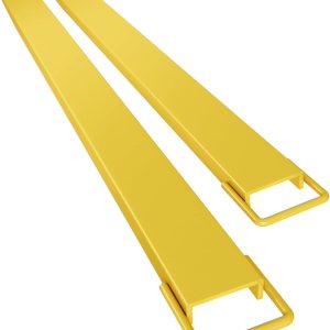 Extensión de horquilla de palet de 60 pulgadas de longitud de 5.5 pulgadas de ancho, acero resistente, 1 par, amarillo Extensión de horquilla de palet de 60 pulgadas de longitud de 5.5 pulgadas de ancho, acero resistente, 1 par, amarillo