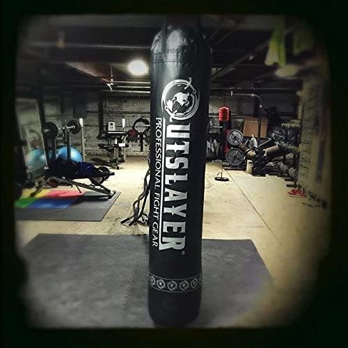 Muay Thai – Saco de boxeo de 6 pies y 150 libras sin relleno, fabricado en Estados Unidos