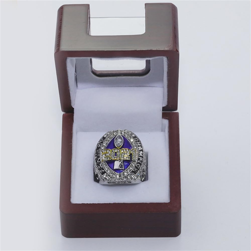 Anillo de campeonato de fútbol de fantasía 2021 para hombre FFL Champion Trophy Premio Premio Deportivo Ganador Regalo
