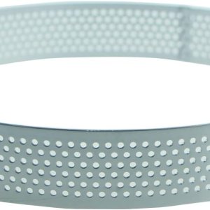 Anillo de tarta perforado redondo, 6.5″, acero inoxidable Anillo de tarta perforado redondo, 6.5″, acero inoxidable