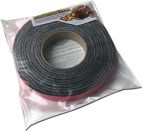 LavaLock RED – XTR78 1000F High Temp Rated BBQ Smoker Gasket Self Stick Felt 78 x 18