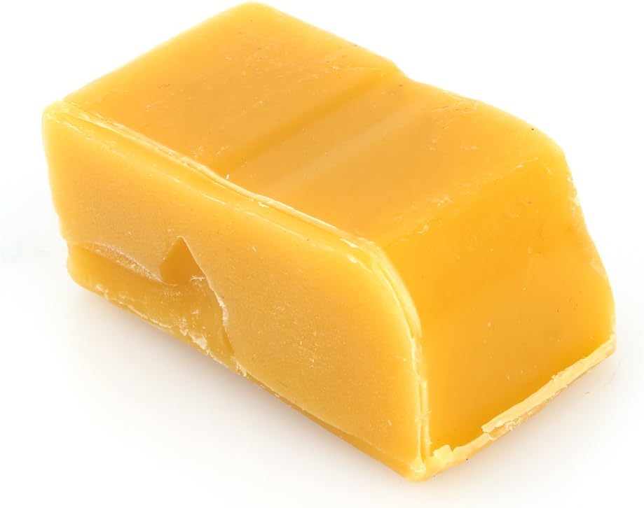 Artesanía pura orgánica del amarillo de la cera de abejas del grado cosmético de las velas del jabón de la cera pura