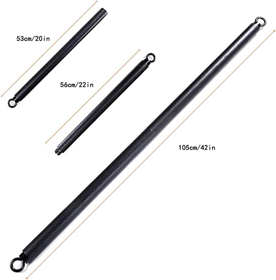 OYINDIZ Resistance Band Bar, Home Gym Workout Pilates Bar 38Inch Strength Training Exercise Bar Heavy Duty Lifting Fitness Bar for Resistance Band