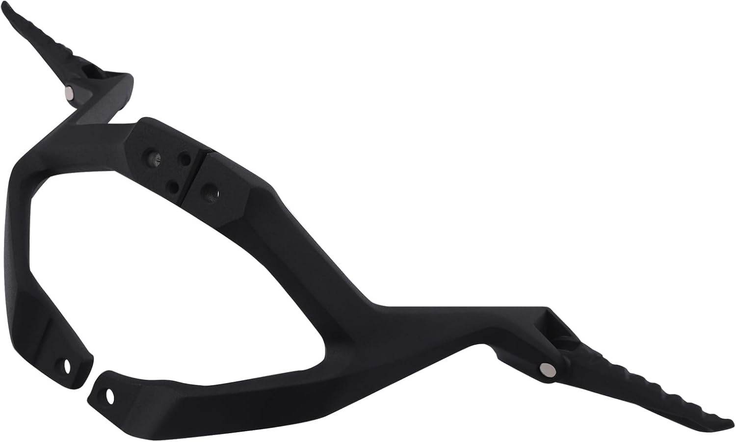TCT-MOTORPARTS Pasajero negro pie clavijas reposapiés soporte apto para Ducati 899 959 1199 1299 Panigale