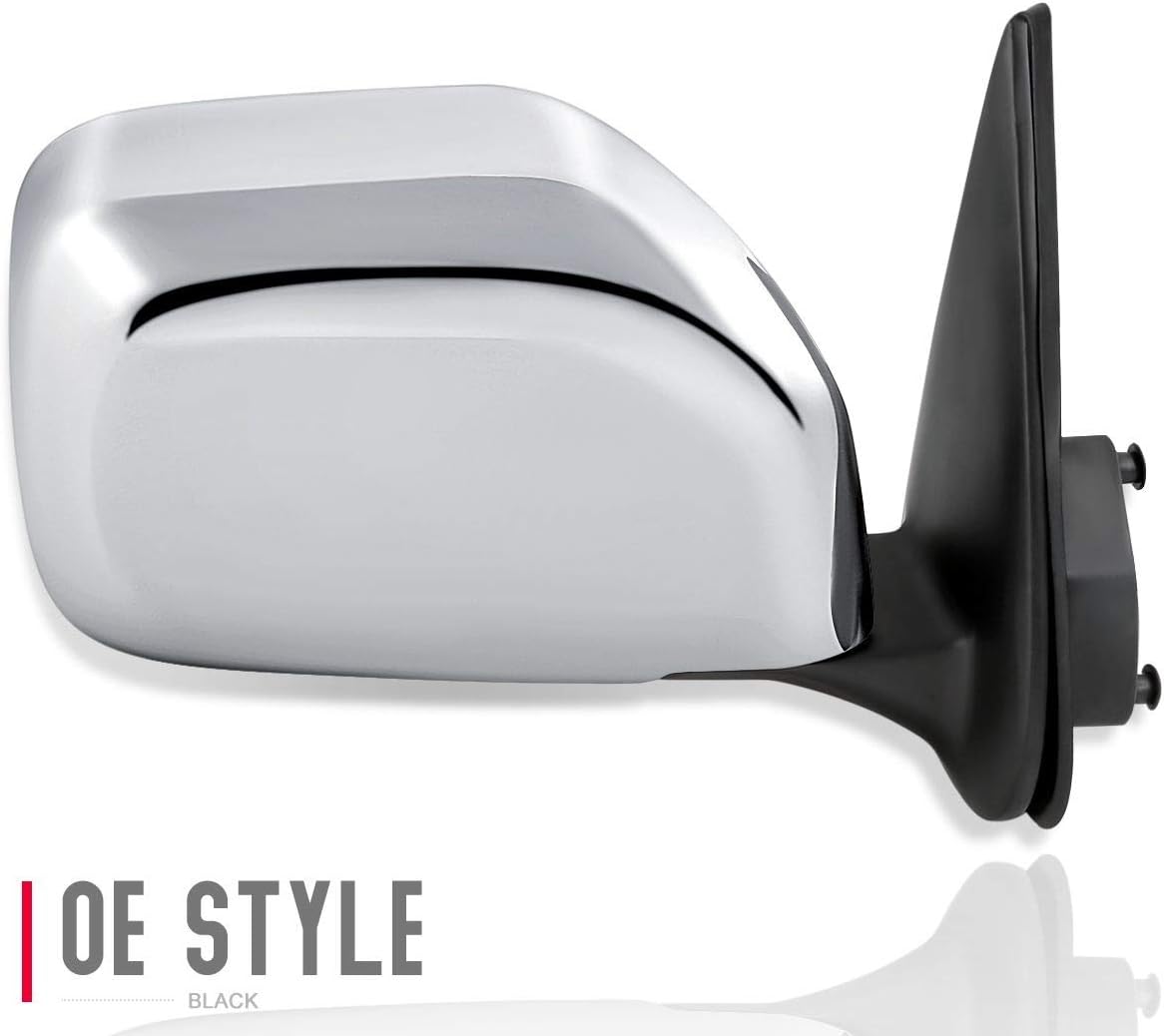 Auto Dynasty TO1320159 TO1321159 Par de espejos retrovisores de puerta de visión lateral estilo OE compatible con Toyota Tacoma 01-04