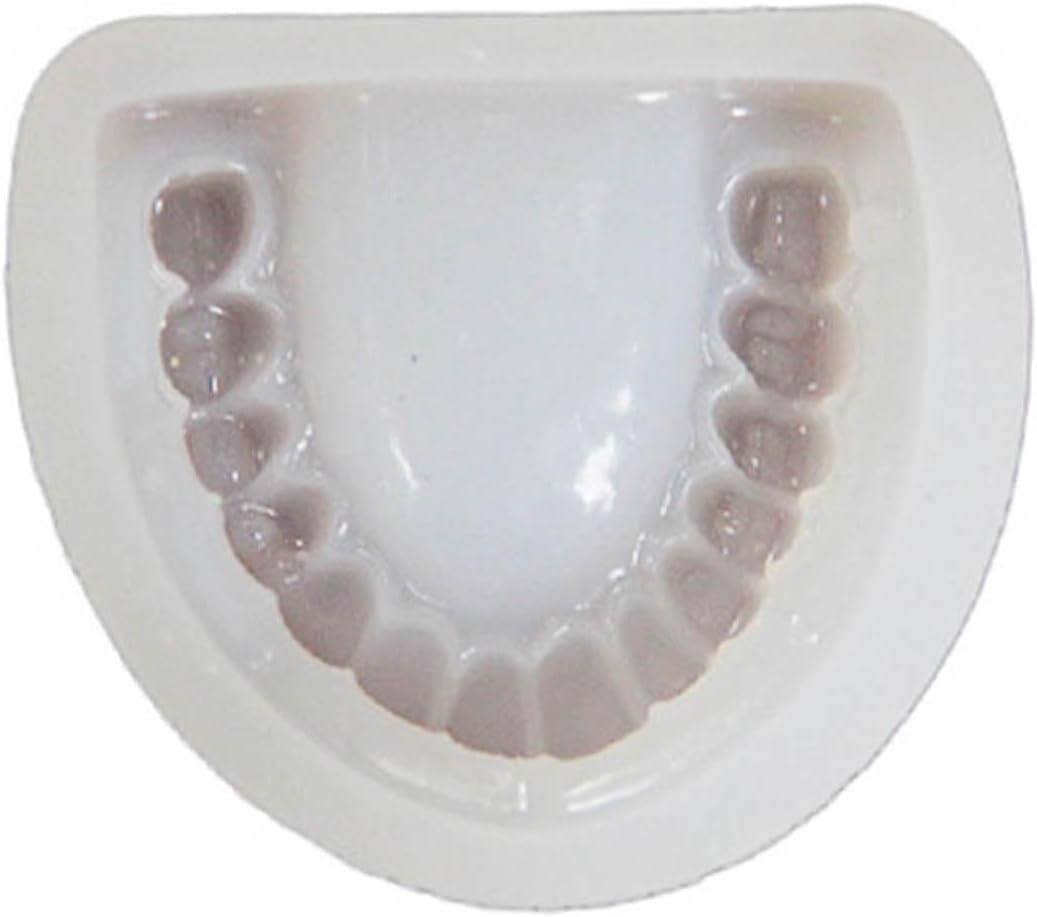 Unahtinr Molde creativo de silicona para llaveros en forma de dientes, molde de resina colgante, molde de fundición epoxi personalizado, arte de