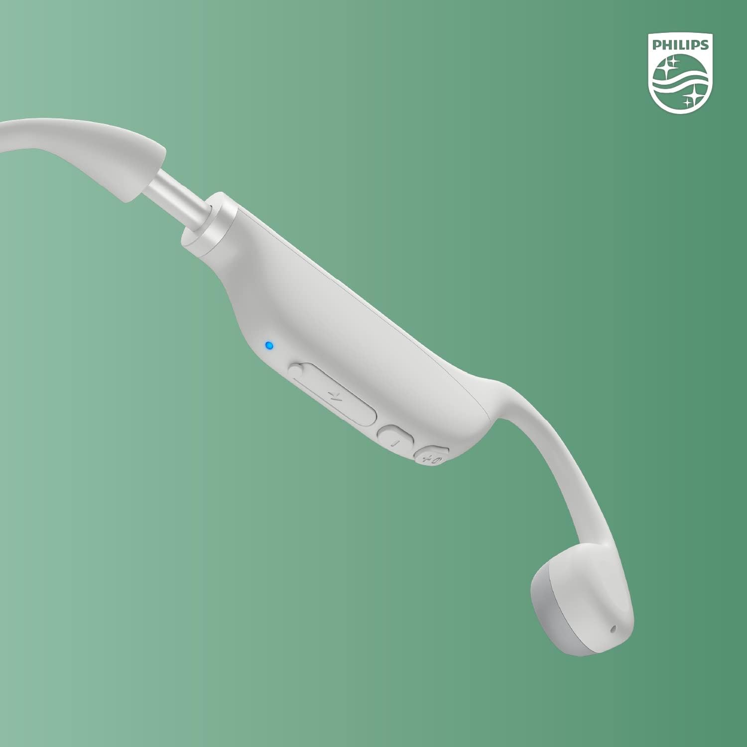 PHILIPS TAK4607GY – Auriculares Bluetooth de conducción ósea para niños con micrófono interno y controles parentales, gris, TAK4607GY