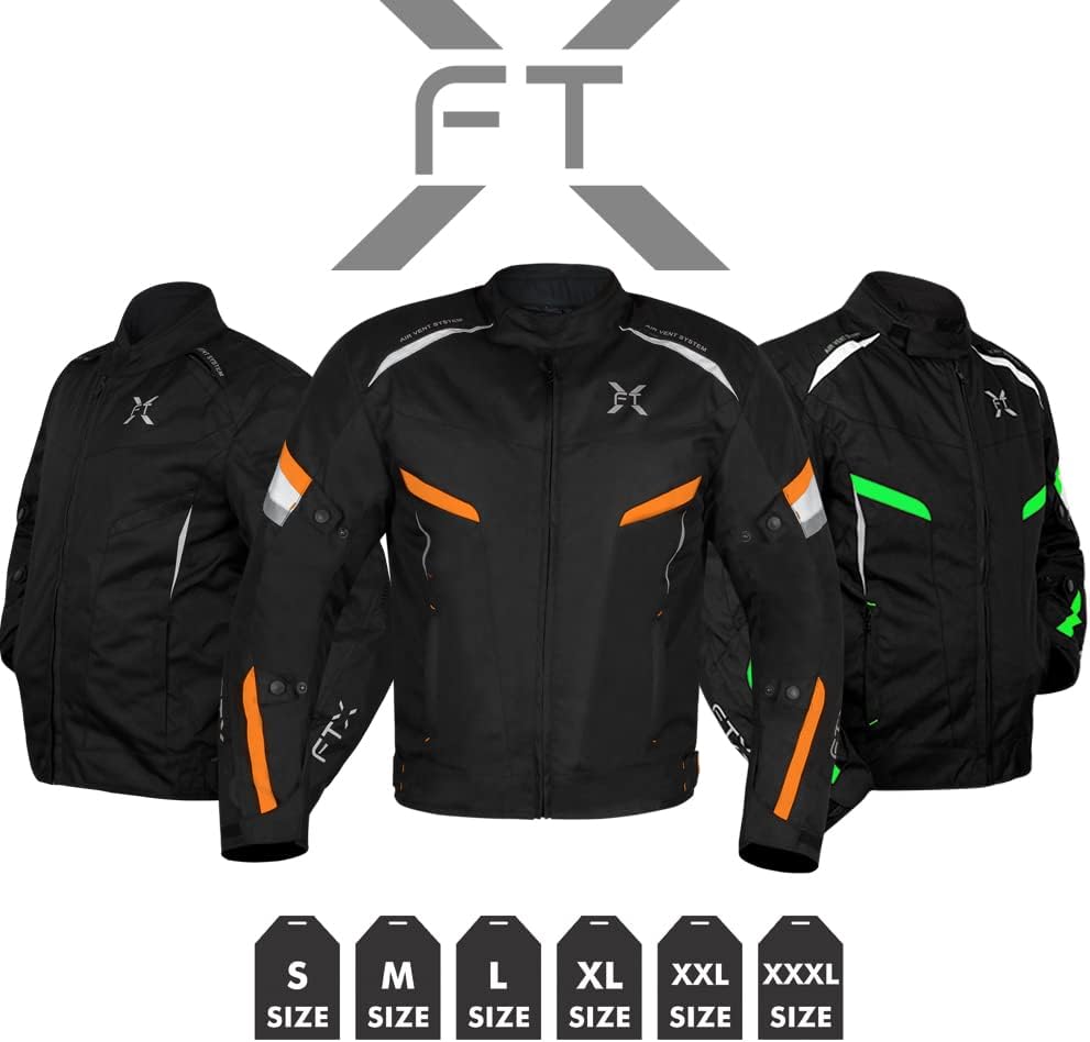 FTX Chaqueta de motocicleta para hombres, Armadura de equipo de protección de cuerpo completo, chaqueta de malla para hombres,