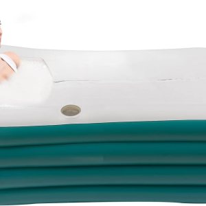 Kit de bañera inflable, bañera portátil de PVC con bomba de aire eléctrica, bolsa de agua, almohada de aire plegable e independiente Kit de bañera inflable, bañera portátil de PVC con bomba de aire eléctrica, bolsa de agua, almohada de aire plegable e independiente