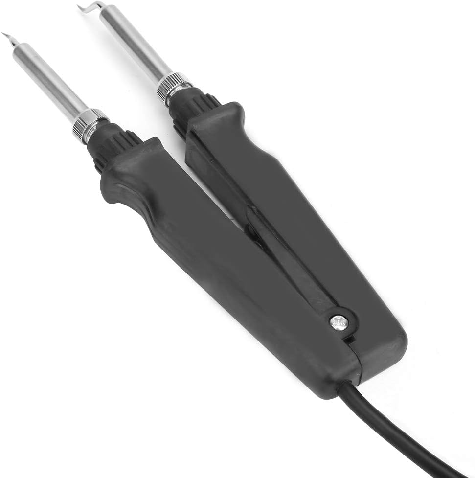 DEWIN Pinzas para soldador, pinzas calientes, estación de retrabajo SMD 220V 60W desoldador de soldadura estilo de hierro para placas de circuito