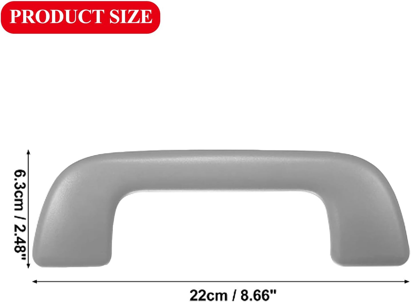 E-Vniko Tirador de techo delantero compatible con Toyota Corolla Rav4 Yaris Vios Reemplazo 74610-52020 Mango de riel de agarre gris Pasamanos