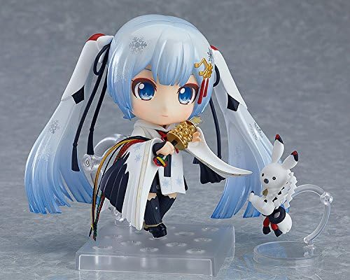 Good Smile Snow Miku (versión de la sacerdotisa de la grulla), figura de acción de Nendoroid