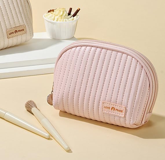 Bolsa de maquillaje de viaje, pequeña bolsa de cosméticos para bolso, bolsa con cremallera, bolsa de maquillaje, mini bolsa de cosméticos para