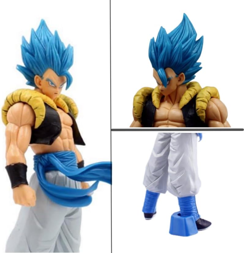 Figuras de acción de Gogita de pelo azul de Dragon Baii de 12 pulgadas, regalos de cumpleaños y coleccionables para fanáticos del anime