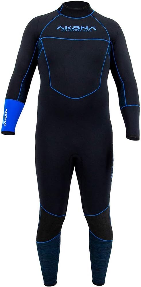 AKONA Traje completo de 0.118 in para hombre. Neopreno elástico Quantum. Diseñado para mantenerte caliente en aguas entre 70 y 85 grados, talla 3XL