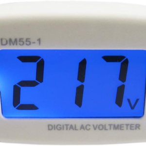 Voltímetro digital LCD, enchufe plano de EE. UU. Voltímetro medidor de panel de voltios AC 80-300V, Probador de voltaje 110V 220V, Monitor de Voltímetro digital LCD, enchufe plano de EE. UU. Voltímetro medidor de panel de voltios AC 80-300V, Probador de voltaje 110V 220V, Monitor de