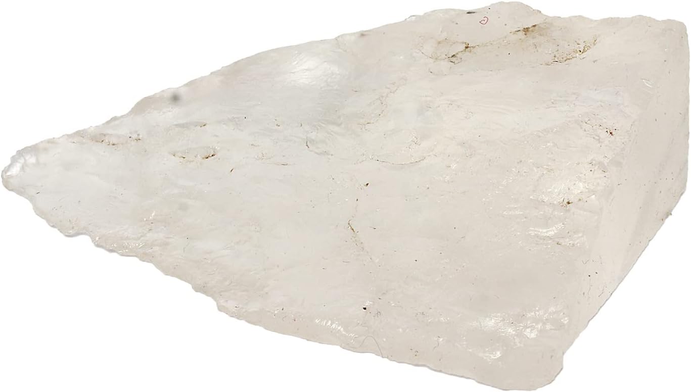 GEMHUB Cuarzo blanco transparente natural de 336 quilates piedra para pulgar, meditar y curar con cristal de reiki, Gema, Cuarzo brasileño