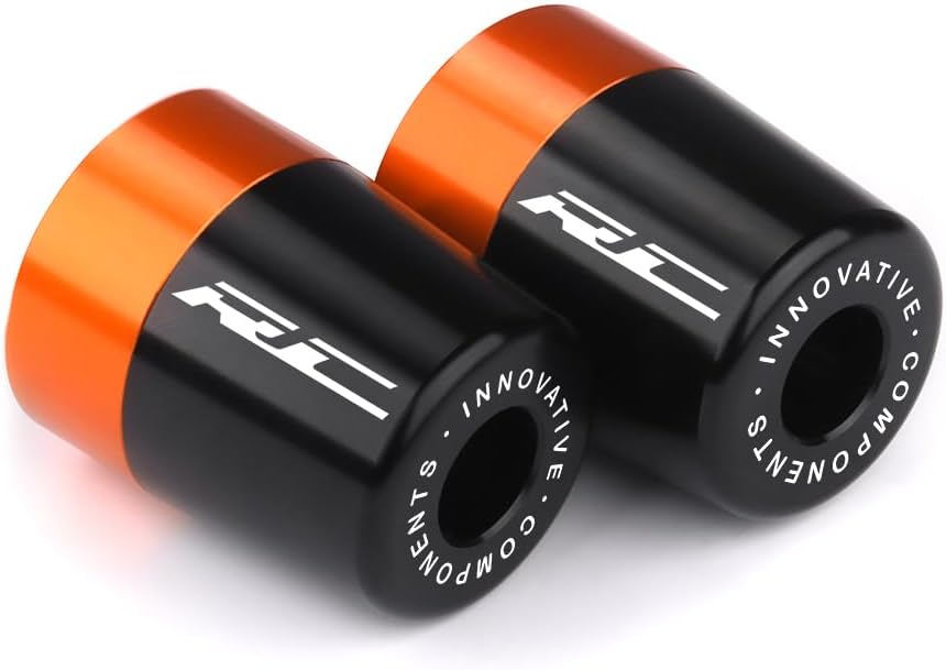 Extremos de la barra de la manilla, empuñaduras de mano, tapas de enchufe compatibles con KTM 390 RC 2014-2023  Almohadilla de equilibrio de