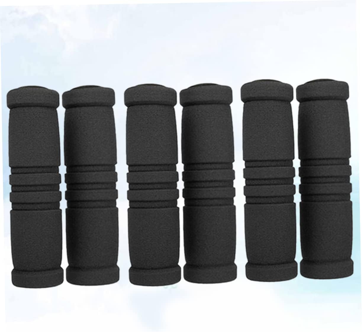 INOOMP 6 pares de manillares de bicicleta para niños, manillares de bicicleta, empuñaduras de goma para manillar, empuñaduras de goma para manillar,