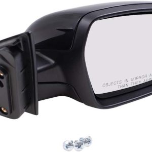 Brock Pintura de repuesto para espejo eléctrico del lado del pasajero para que coincida con el negro con detección de puntos ciegos de señal de Brock Pintura de repuesto para espejo eléctrico del lado del pasajero para que coincida con el negro con detección de puntos ciegos de señal de