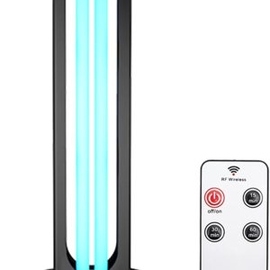 WBM Smart UV Light Sanitizer,UVC Disinfection Blue Lamp,40W Remote Control Ultraviolet Ozone Sterilization Light Compact for Home Office Hotel WBM Smart UV Light Sanitizer,UVC Disinfection Blue Lamp,40W Remote Control Ultraviolet Ozone Sterilization Light Compact for Home Office Hotel
