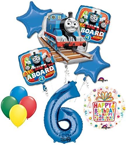Mayflower The Ultimate Thomas The Train Engine – Suministros para fiesta de cumpleaños y decoraciones de globos