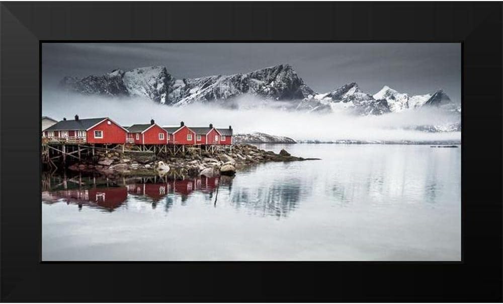 ArtDirect – Yaakobi, Lior 18×11 Black Modern Framed Art Print Titled Lofoten