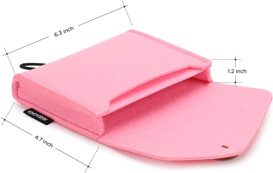 NIDOO Bolsa de almacenamiento portátil de fieltro, accesorios electrónicos Funda protectora para MacBook adaptador de corriente, mouse, teléfono