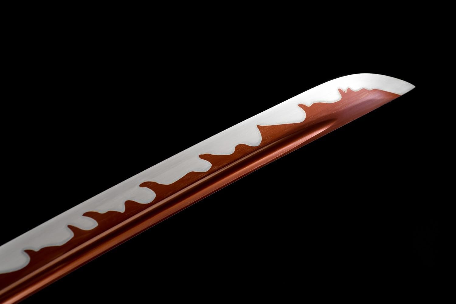 HERO SWORD Katana de una pieza lista para combate, T1095, acero de alto carbono, hoja azul, espada Zoro, espada samurái muy afilada, espada japonesa
