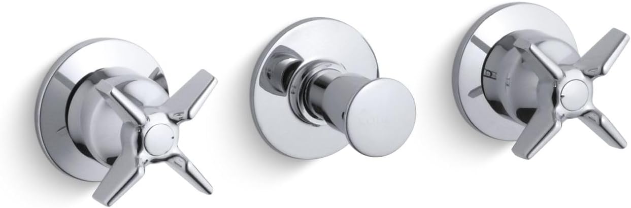 KOHLER K-T7751-3-CP Triton – Molde para bañera y ducha, cromo pulido