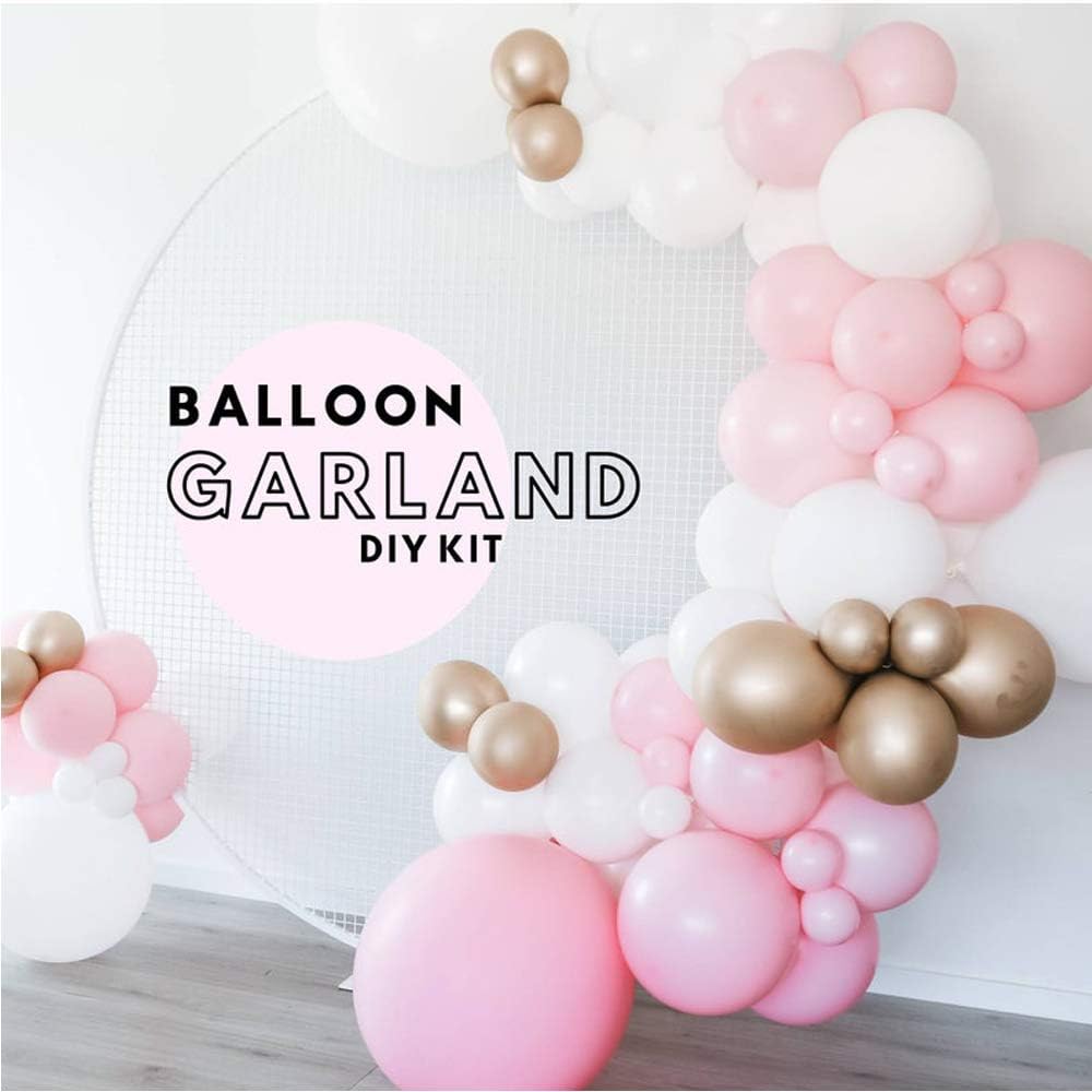 Globos rosa pastel de 12 pulgadas, 50 globos de látex para fiesta, baby shower, globos de helio, globos de cumpleaños rosa