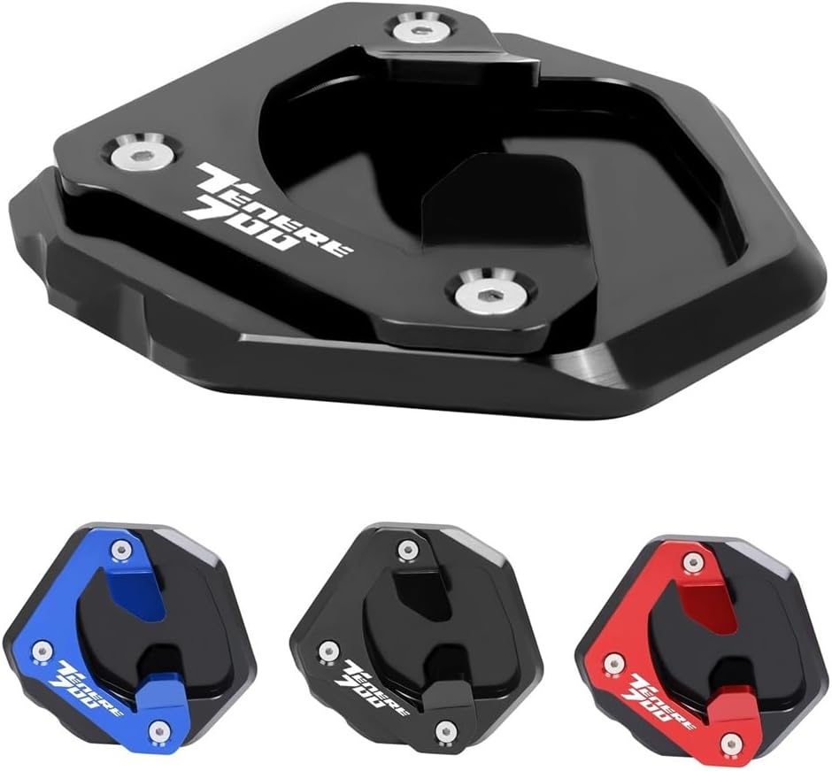 Motorcycle Side Stand pad Motorcycle CNC Kickstand Extension Plate Foot Side Stand Enlarge Pad for Y&AMAHA TENERE 700 Tenere700 XTZ 700 XTZ700