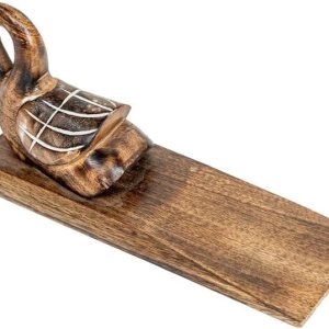SimbaKart – Tope de puerta de cisne hecho a mano decorativo vintage con acabado natural para puerta de cisne, soporte de puerta pesado resistente al SimbaKart – Tope de puerta de cisne hecho a mano decorativo vintage con acabado natural para puerta de cisne, soporte de puerta pesado resistente al